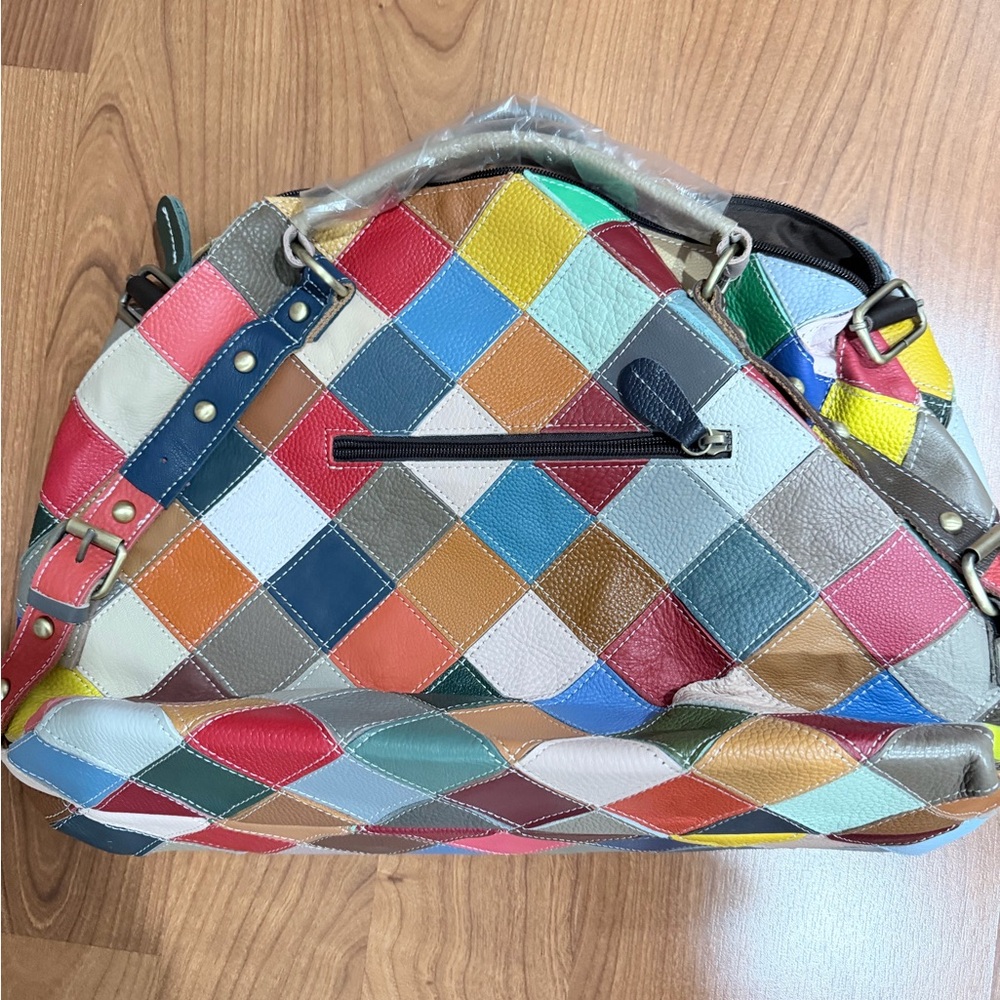 Multicolor Patchwork Women's Bag